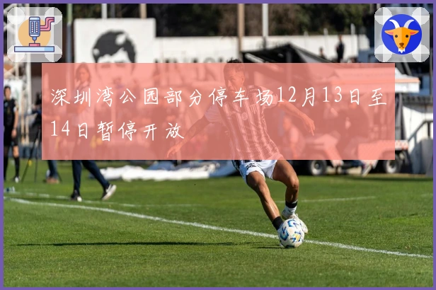 深圳湾公园部分停车场12月13日至14日暂停开放